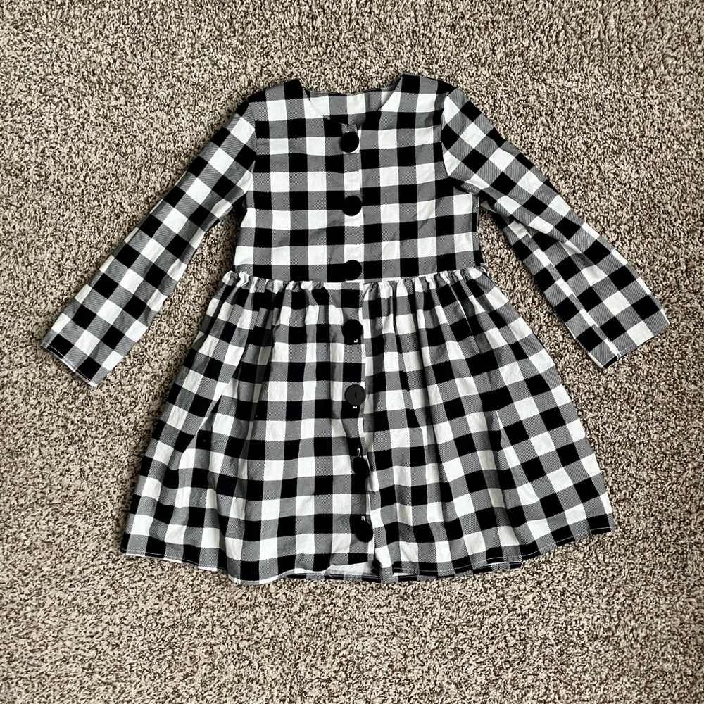 Persnickety Buffalo plaid dress